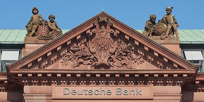 Fachada de una sede de Deutsche Bank