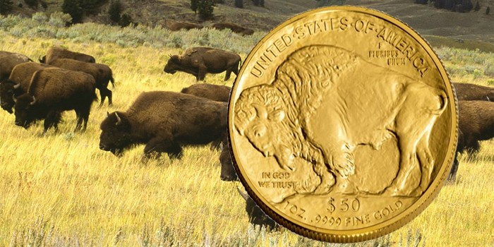 Bullion God Buffalo, acuñado por la US Mint