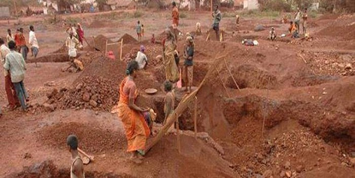 Minería artesanal en la India