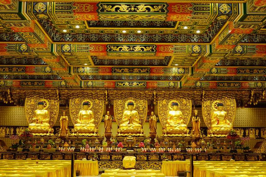 Budas de oro en China