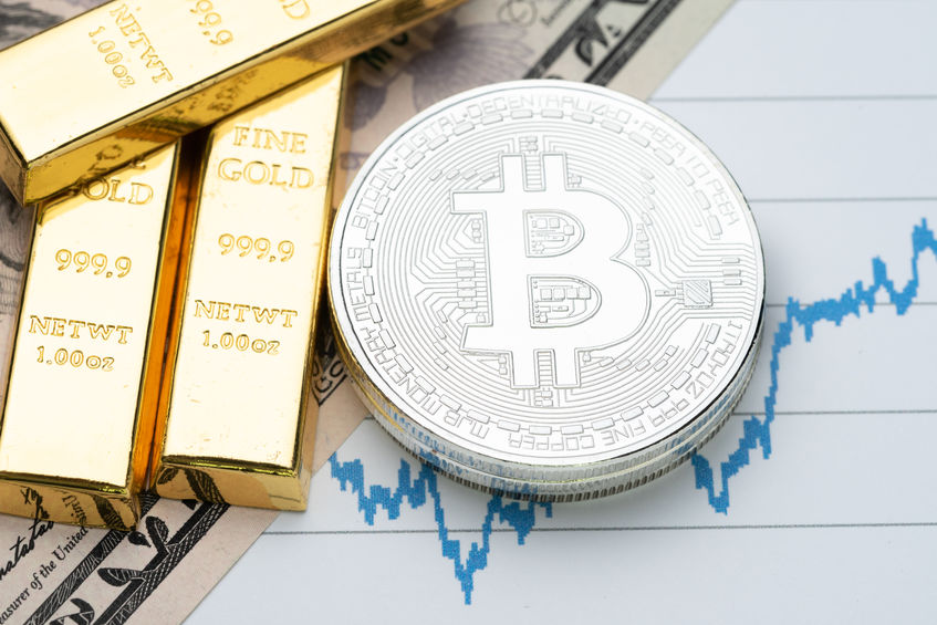 Oro frente a bitcoin