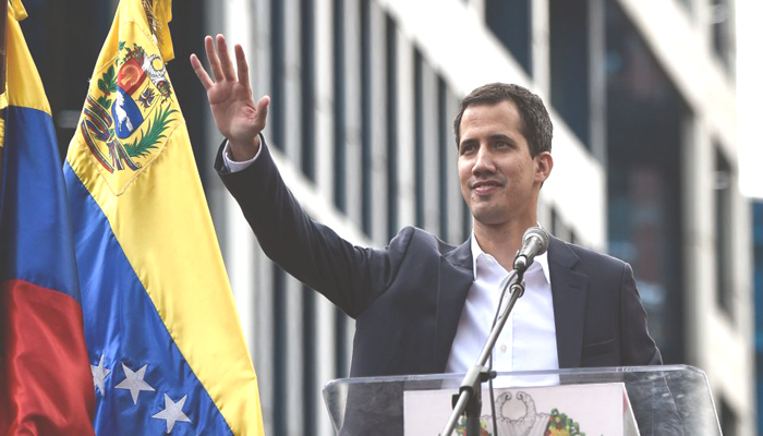 Juan Guaidó, líoder de la oposición de Venezuela