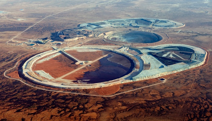 Mina de oro y cobre de Prominent Hill (Australia del Sur), explotada por OZ Minerals