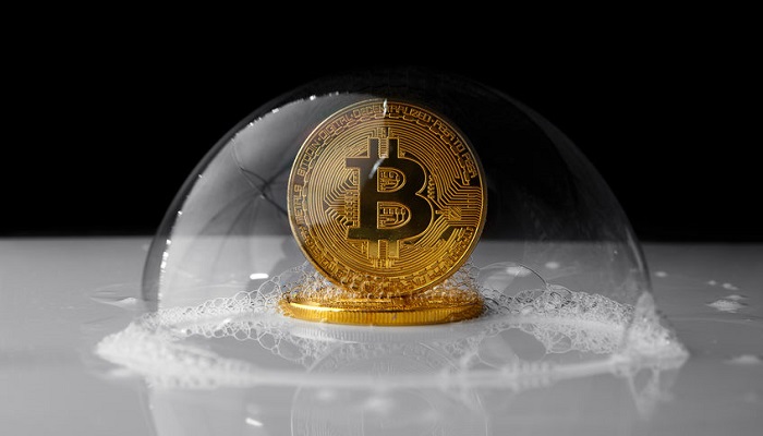 Burbuja con bitcoin