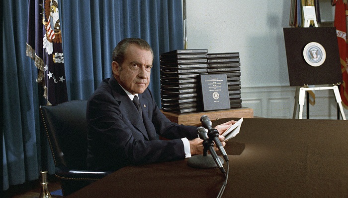 El ex presidente estadounidense Richard Nixon