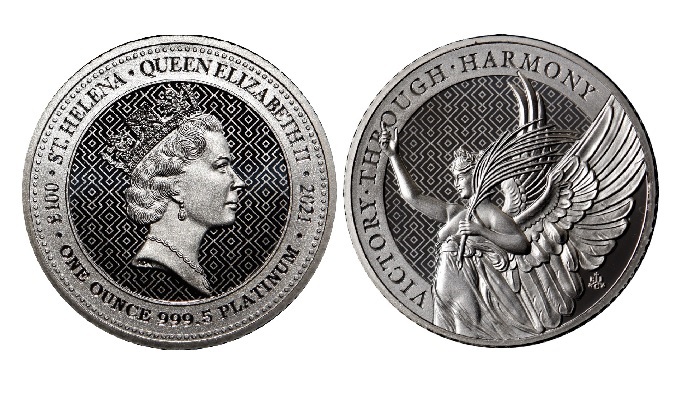 Moneda de platino dedicada a la Victoria
