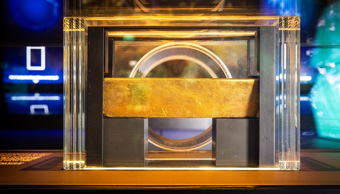 Lingote de oro del museo del Bundesbank