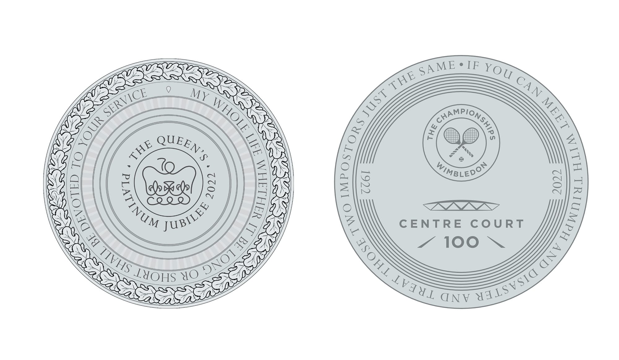 Medalla de platino para el sorteo de las finales de Wimbledon
