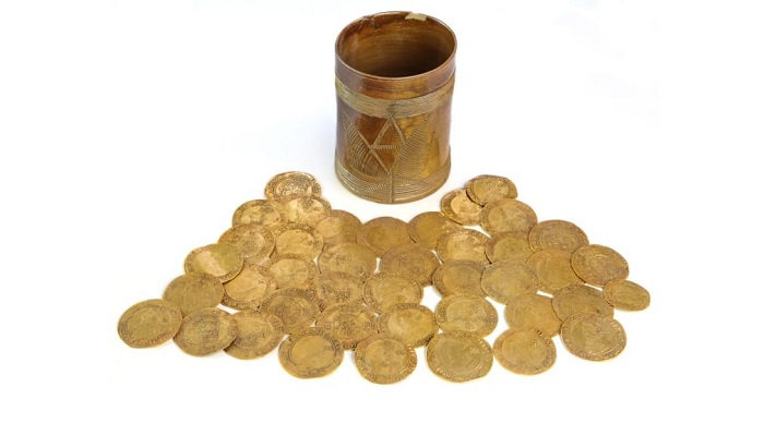 Monedas de oro halladas en una vivienda de North Yorkshire